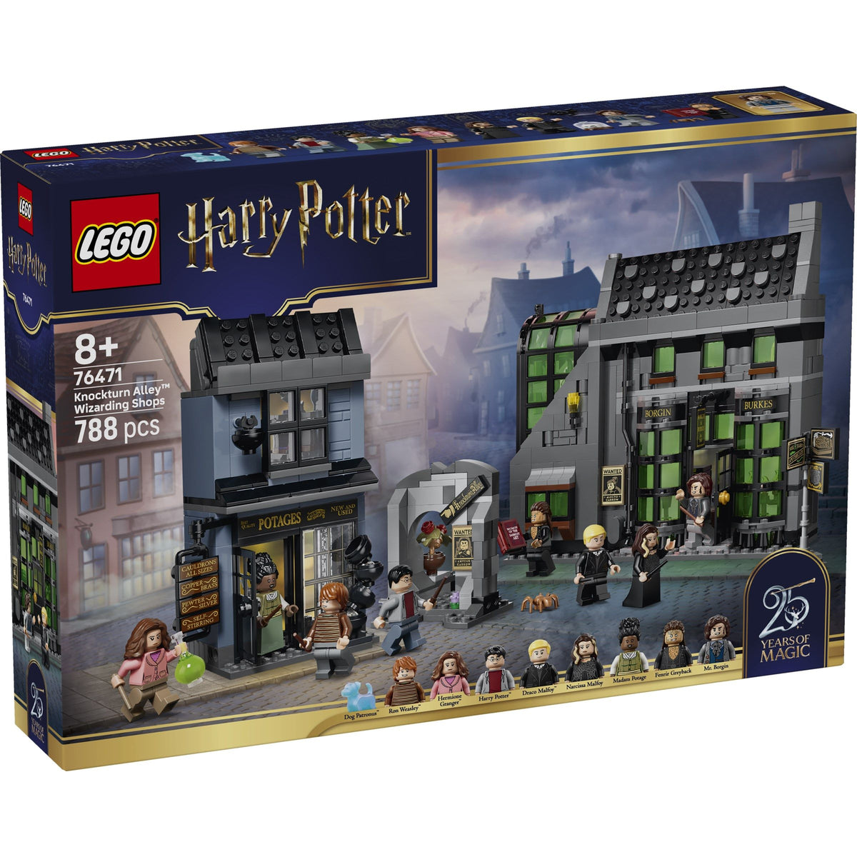 LEGO Harry Potter 76471 Knockturn Alley Wizarding Shops