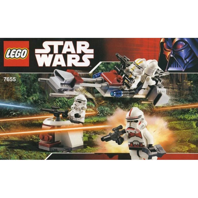 LEGO Star Wars 7655 Clone Troopers Battle Pack box artwork