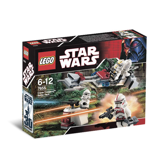 LEGO Star Wars 7655 Clone Troopers Battle Pack box front
