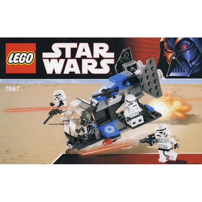 LEGO Star Wars 7667 Imperial Dropship box artwork