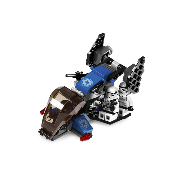 LEGO Star Wars 7667 Imperial Dropship built Imperial dropship with Shadow Trooper and Stormtroopers