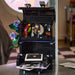 LEGO Wednesday 76787 Wednesday Backpack displayed in a bedroom