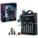 LEGO Wednesday 76787 Wednesday Backpack box front with built backpack and figures