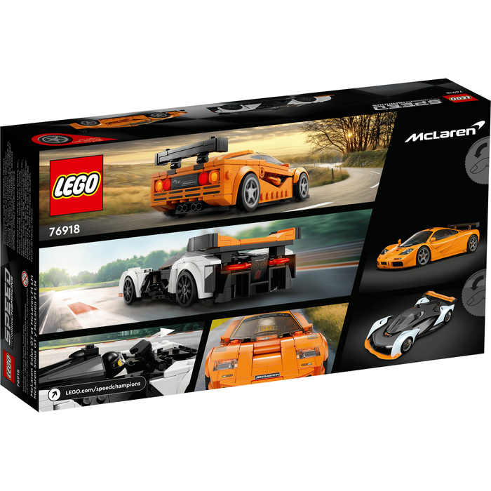 LEGO Speed Champions 76918 McLaren Solus GT & McLaren F1 LM box back