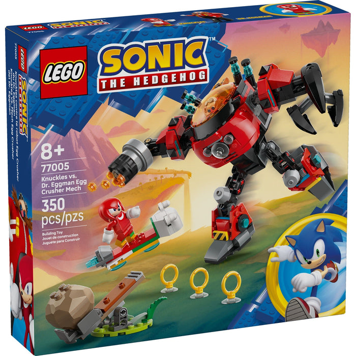 LEGO Sonic the Hedgehog 77005 Knuckles vs. Dr. Eggman Egg Crusher Mech
