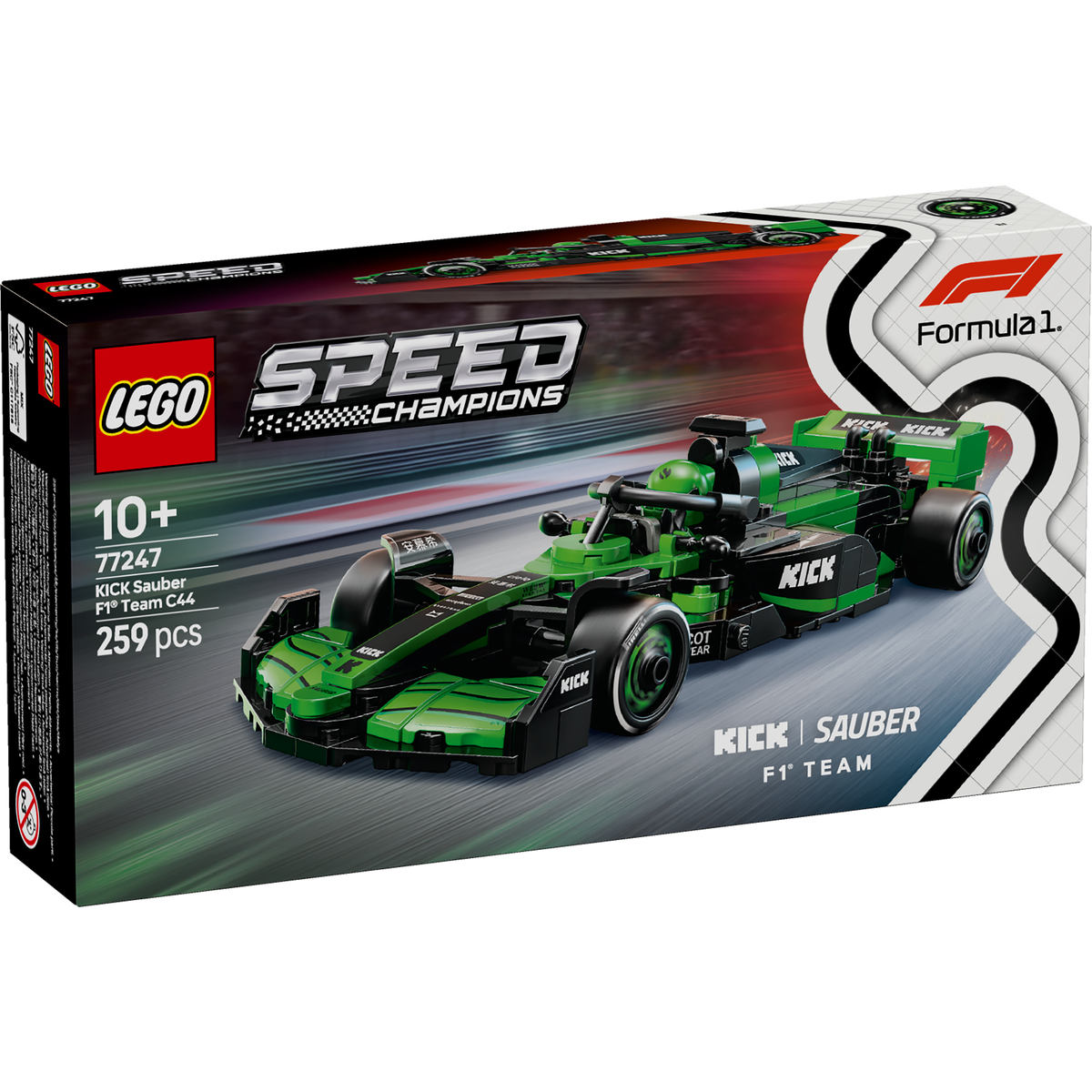LEGO 77247 Speed Champions KICK Sauber F1 Team C44 Race Car | Retired Set