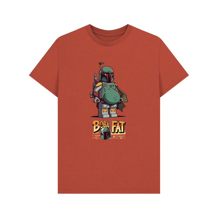 Rust Boba Fat - Exclusive Design Men's Organic Cotton T-Shirt