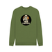 Khaki Storm Pooper - Exclusive Design Men's Organic Cotton Crew Neck Sweatshirt