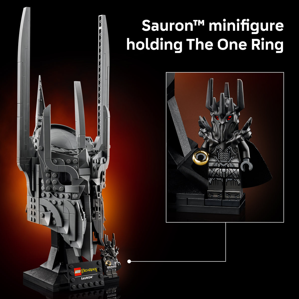 LEGO Icons 11373 Lord Of The Rings Sauron's Helmet