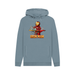 Stone Blue Iron Man Hoodie - Iron Man doing the Ironing