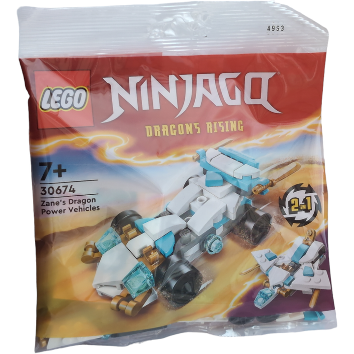 LEGO 30674 Ninjago Zane's 2 in 1 Dragon Power Vehicles Polybag
