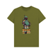 Moss Green Boba Fat - Exclusive Design Men's Organic Cotton T-Shirt