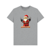 Athletic Grey Santa Claws - Organic Cotton Men's Christmas Themed T-Shirt