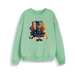 Misty Jade Cat Woman - Organic Cotton Oversized Ladies Jumper