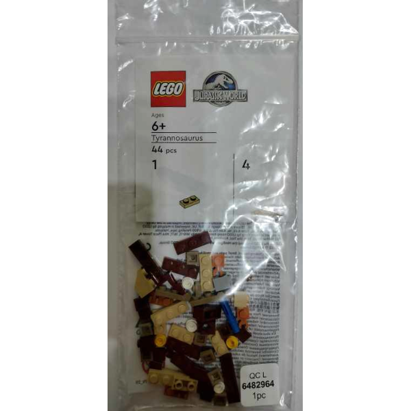 LEGO Jurassic World 5008022 Jurassic Park Anniversary T-Rex Polybag bag front