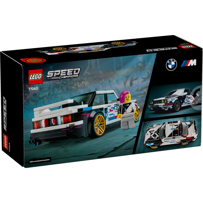 LEGO Speed Champions 77263 BMW M3 (E30) box back