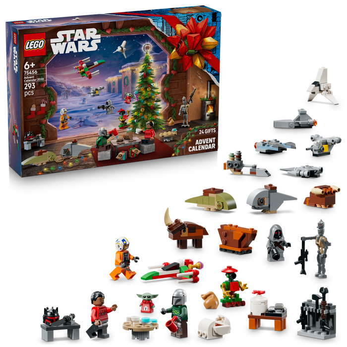 LEGO Star Wars 75456 Advent Calendar 2026 box with mini builds and minifigures