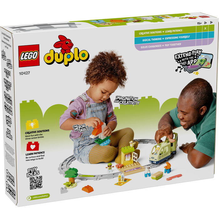LEGO Duplo 10427 Interactive Adventure Train box back