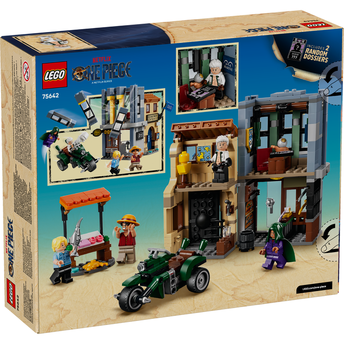LEGO One Piece 75642 Showdown with Captain Smoker box back