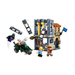 LEGO One Piece 75642 Showdown with Captain Smoker interior with jail cell, office and exploding wall