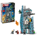 LEGO Marvel 76352 Avengers: Doomsday New Avengers Tower box front with built tower and minifigures