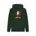 Evergreen Santa Claws - Organic Cotton Men's Christmas Themed Hoodie