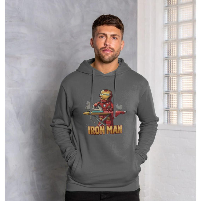 Iron Man Hoodie - Iron Man doing the Ironing