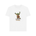 White Ladies Yoga T-Shirt - Yoda doing Yoga