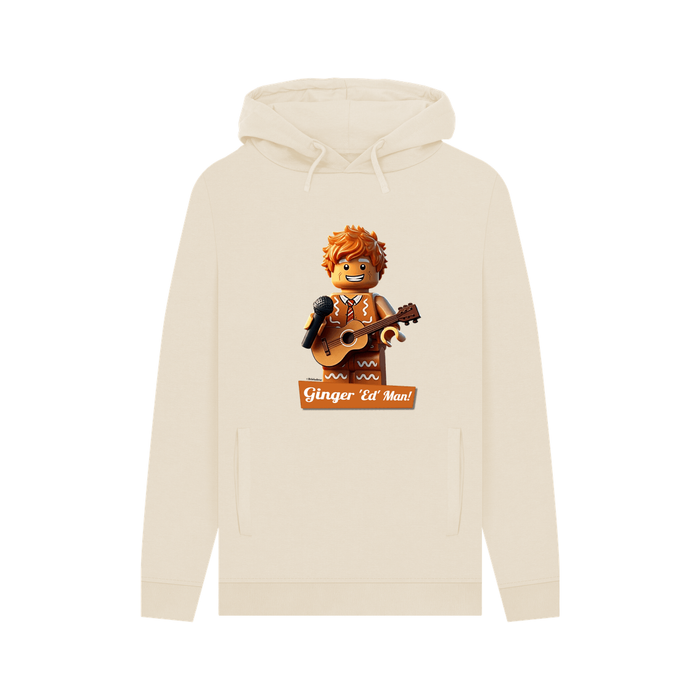 Oat Ginger 'Ed' Man - Organic Cotton Christmas Hoodie