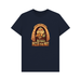 Navy Blue Pizza The Hut - Exclusive Design Men's Organic Cotton T-Shirt