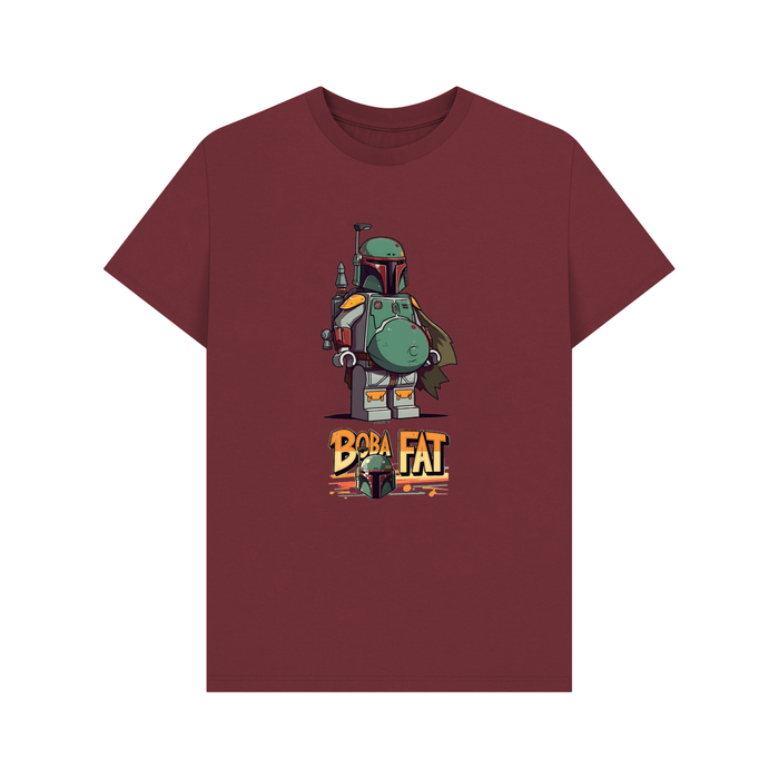 Red Wine Boba Fat - Exclusive Design Men's Organic Cotton T-Shirt