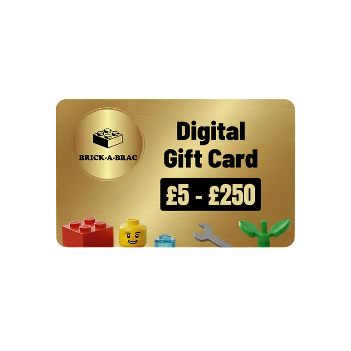 Digital Gift Card  - Choose your value from £5 to £250 | Brickabrac.co.uk