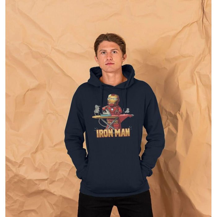 Iron Man Hoodie - Iron Man doing the Ironing