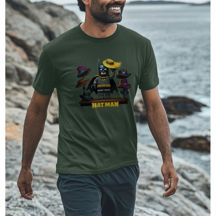 Hat Man - Exclusively Designed Organic Cotton Mens T-Shirt