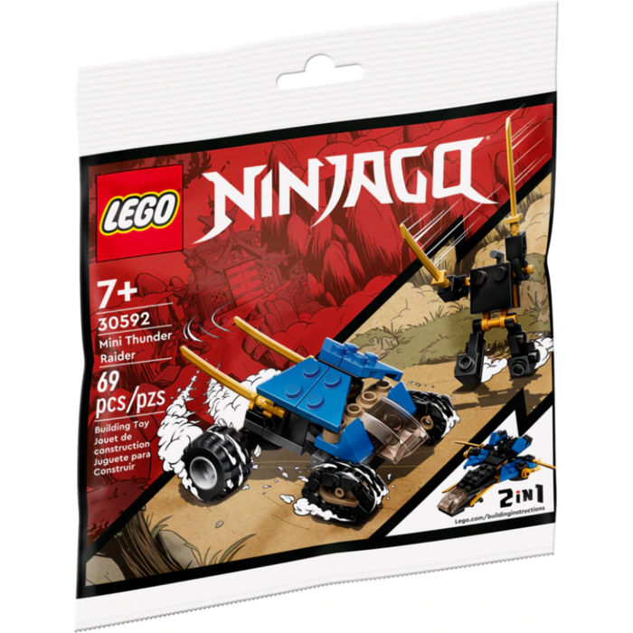 Ninjago Rare Lego Polybags LEGO Ninjago 30592 Mini Thunder Raider