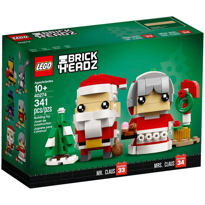 LEGO 40274 Mr & Mrs Claus Brickheadz (Outlet)