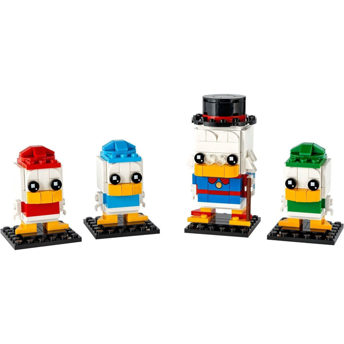 LEGO Brickheadz 40477 Number 127,128,129 & 130 - Scrooge McDuck, Huey, Dewey & Louie