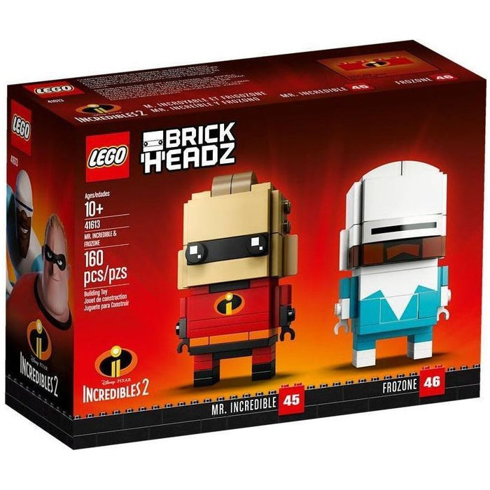 LEGO 41613 Brickheadz Numbers 45 & 46 - Mr Incredible & Frozone