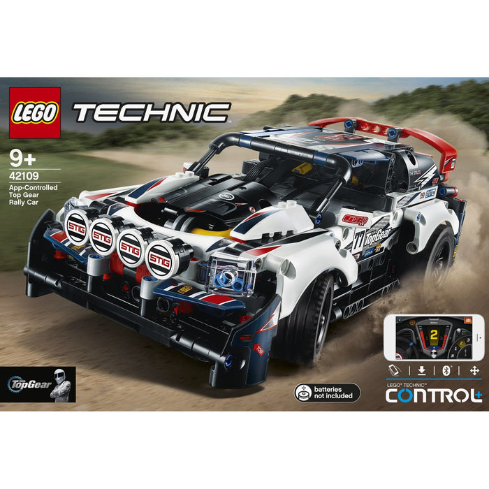 Lego 42109 Technic App-Voiture de rallye contrôlée Top Gear