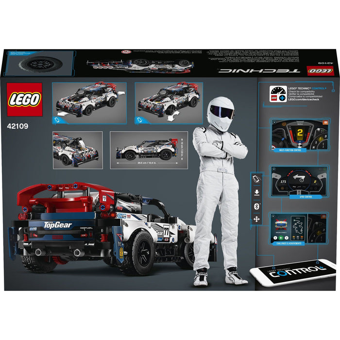 Lego 42109 Technic App-Voiture de rallye contrôlée Top Gear