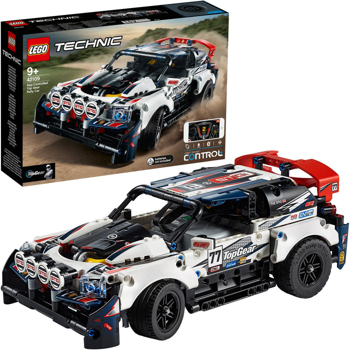 Lego 42109 Technic App-Voiture de rallye contrôlée Top Gear