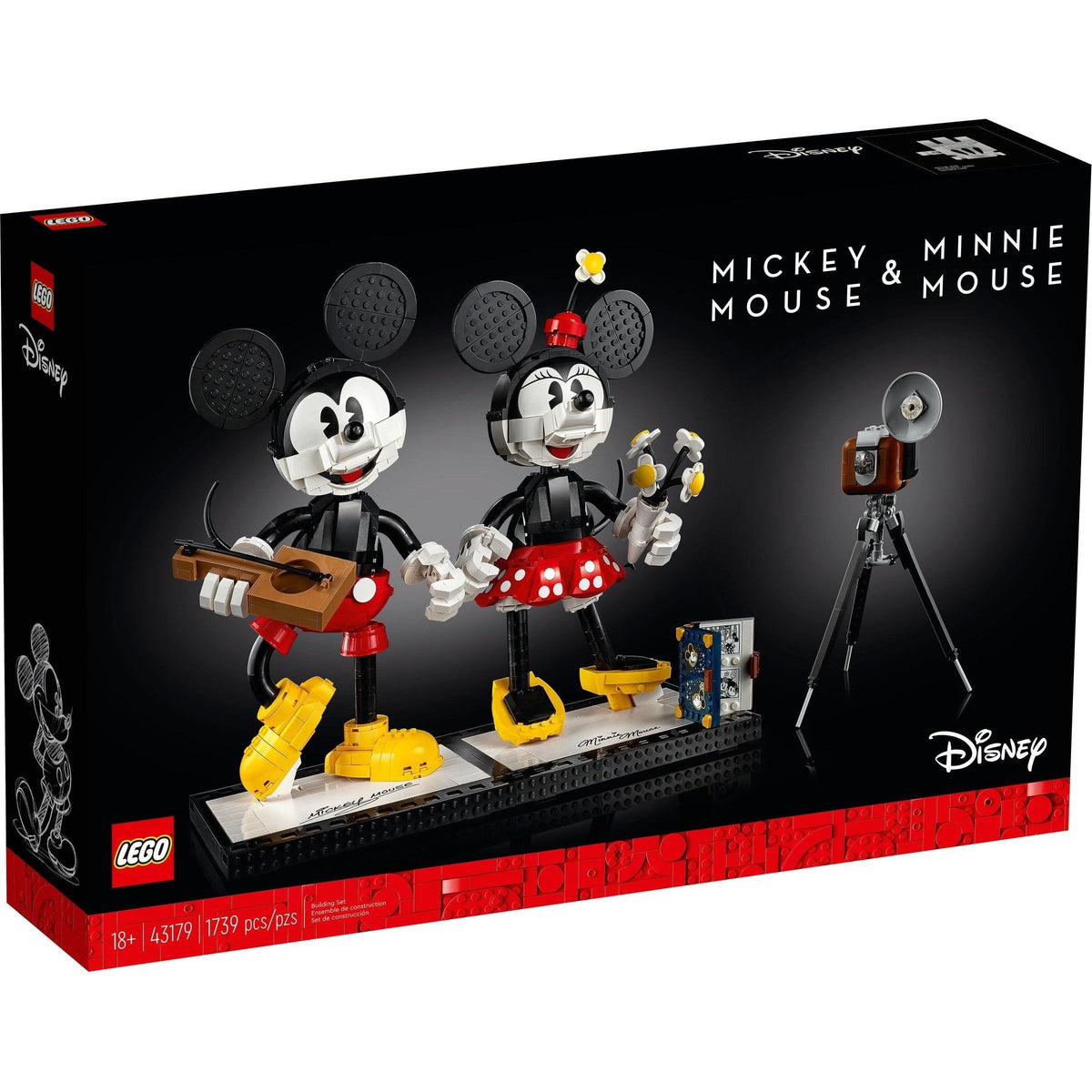 LEGO 43179 Disney Topolino Costruttibile e Minnie Mouse — Brick-a-brac-uk