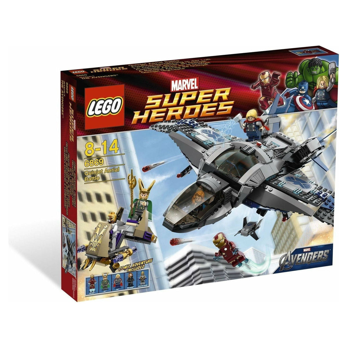 LEGO Marvel Super Heroes 6869 Quinjet Aerial Battle Slight
