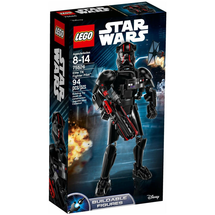 LEGO Star Wars 75526 Elite TIE Fighter Pilot Buildable Figure Brick a brac uk