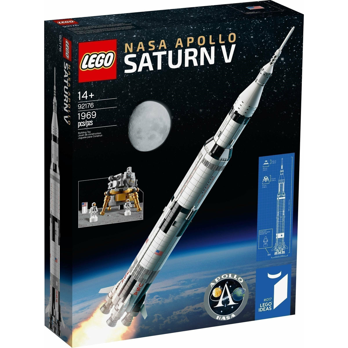 LEGO 92176 Ideas NASA Apollo Saturn V Re released version Brick a brac uk